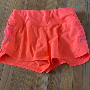 Athleta neon shorts XS